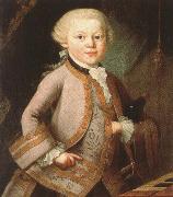 antonin dvorak mozart at the age of six in court dress, painted p a lorenzoni Spain oil painting artist